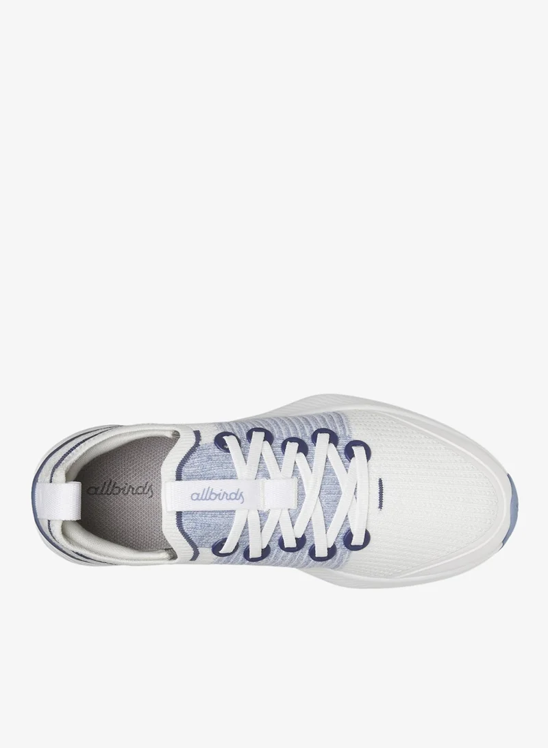 Allbirds WHITE Women's Tree Glider - Blizzard/Hanami Blue (Blizzard Sole)  Sneakers for Women | Best Price UAE