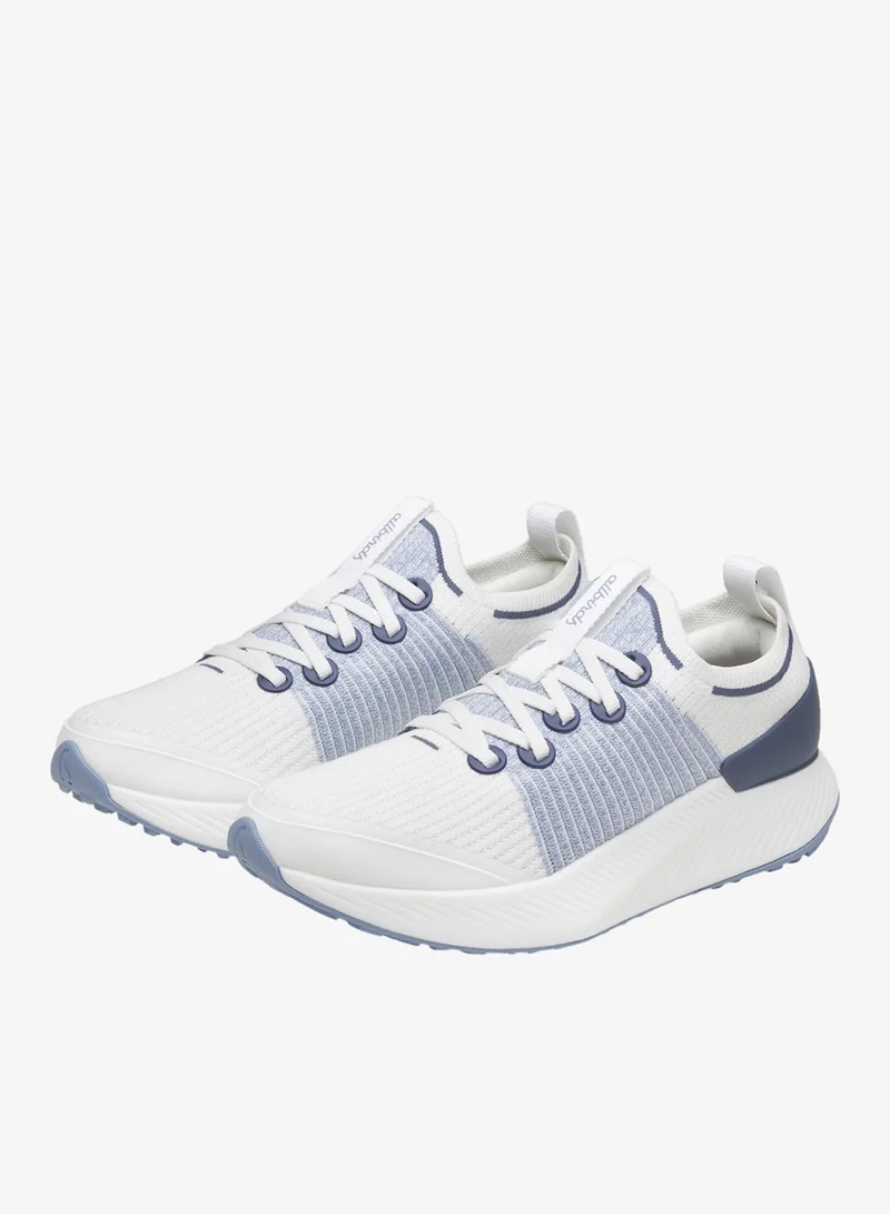 Allbirds WHITE Women's Tree Glider - Blizzard/Hanami Blue (Blizzard Sole)  Sneakers for Women | Best Price UAE