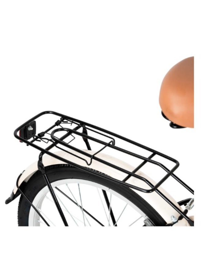 Spartan 20" Classic City Bike | White Ash Color, Single Speed, Adjustable Saddle, Front & Rear Brakes | Urban Commuter Bicycle Youth | Easy-to-Ride Commuter Bike | SP-3293 - Image 3