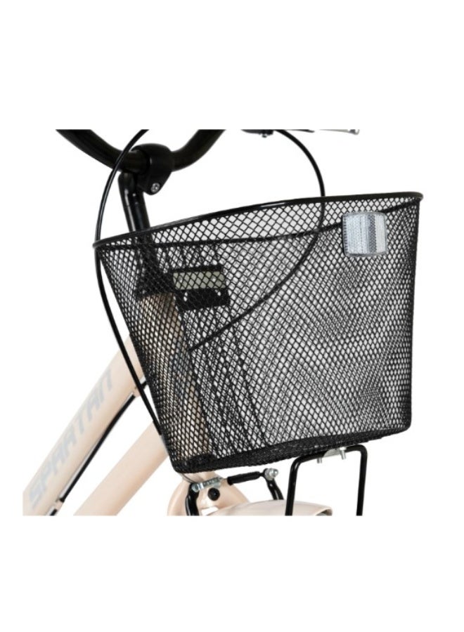 Spartan 20" Classic City Bike | White Ash Color, Single Speed, Adjustable Saddle, Front & Rear Brakes | Urban Commuter Bicycle Youth | Easy-to-Ride Commuter Bike | SP-3293 - Image 4