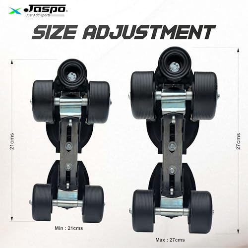 Jaspo Tenacity Adjustable Senior Roller Skates Suitable for Age Group 6 to 14 Years (Yellow) - Image 5