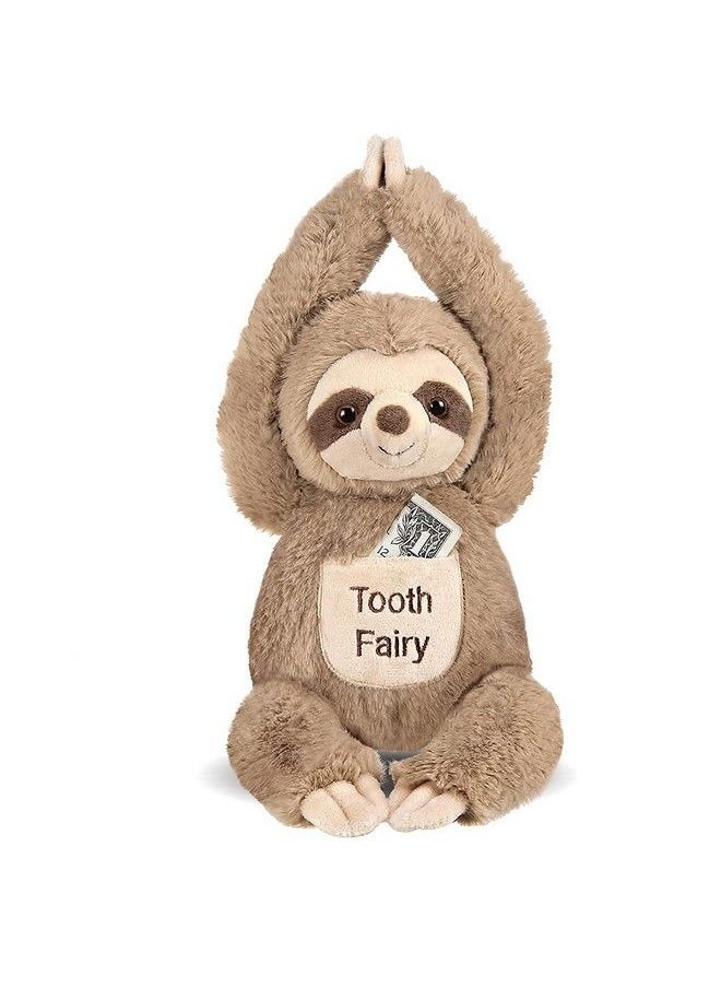 Bearington Collection - Bearington Lil' Sammy Plush Sloth Tooth Fairy Stuffed Animal 12 Inch - Image 1