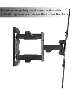NB NORTH BAYOU TV Wall Mount, Full Motion TV Wall Bracket for Most 32-55 Inch TV/Flat Screen/LED/LCD/Monitors, Swivel Tilt TV Stand With Articulating Arms, Rotating, Max VESA 400x400mm up to 60lbs  - Image 2