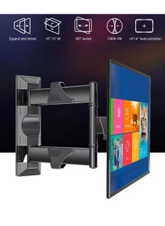 NB NORTH BAYOU TV Wall Mount, Full Motion TV Wall Bracket for Most 32-55 Inch TV/Flat Screen/LED/LCD/Monitors, Swivel Tilt TV Stand With Articulating Arms, Rotating, Max VESA 400x400mm up to 60lbs  - Image 5