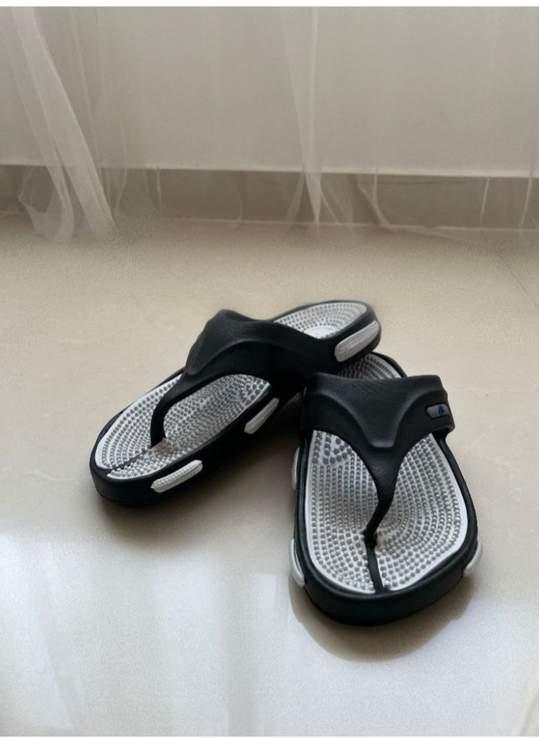 Life Balance - Foot Massage Slippers Shoes Sandals Reflexology Massager Relief  Back Pain, Relaxation Gifts for Mom Dad Grey - Image 1