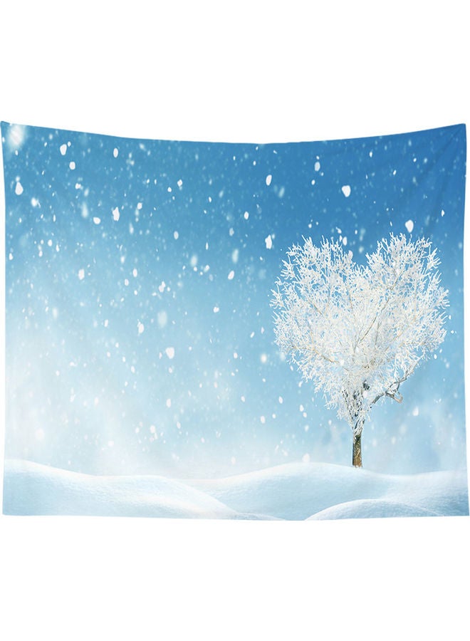 NIBEMINENT Winter Background Tapestry Cloth Multicolour