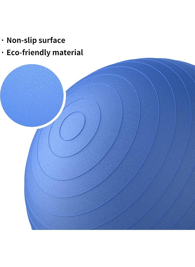 PROIRON Yoga Ball Anti-Burst Exercise Ball Chair with Quick Pump Slip Resistant Gym Ball Supports 500KG Balance Ball for Pilates Yoga Birthing Pregnancy Stability Gym Workout Training - Image 2