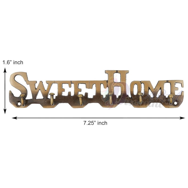 Discount ARA Antique Key Holder for Home DecorationHome Decor ItemsPremium Brass Key HolderHouse Warming Gifts for New Home - Image 4