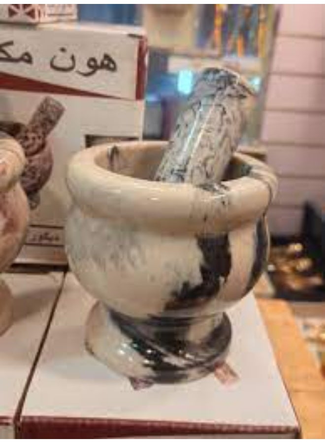 Elegant & Durable Marble Mortar and Pestle – Premium Quality - Image 3