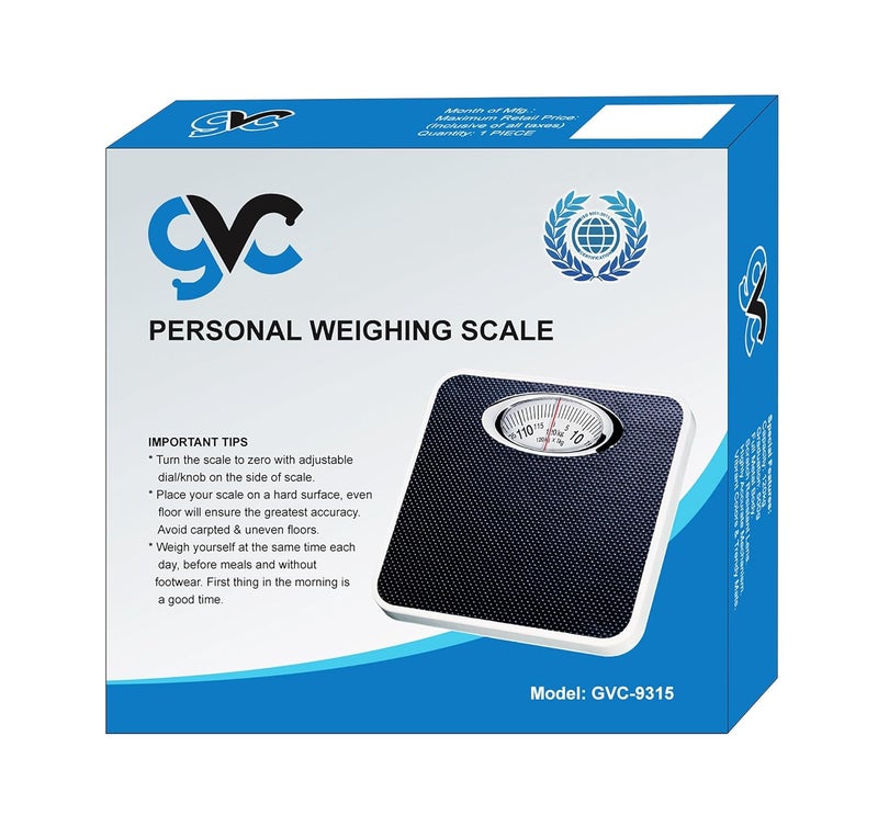 GVC Iron Analogue Weighing Scale - Black, Pack of 1, 120 Kg - Image 3