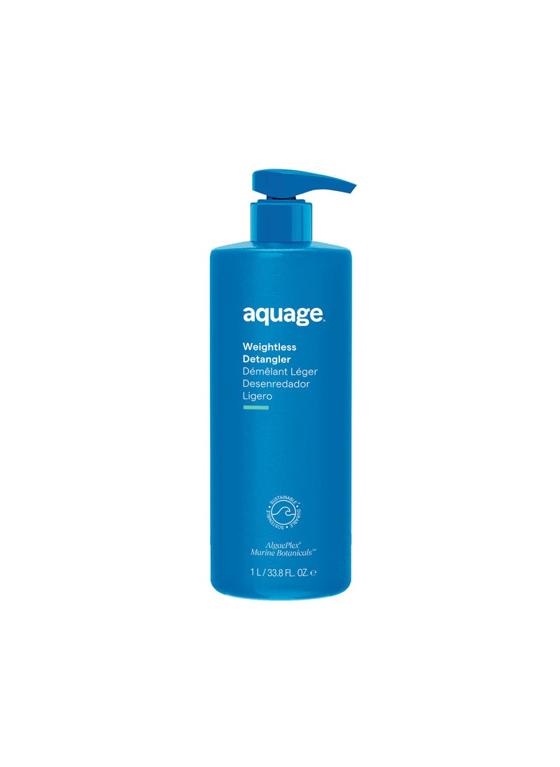 Aquage Aquage Weightless Detangler, Ultra-Light Conditioner, Hydrates and Restores Moisture Without Weighing Hair Down, Eliminates Tangles, 33.8 oz. 