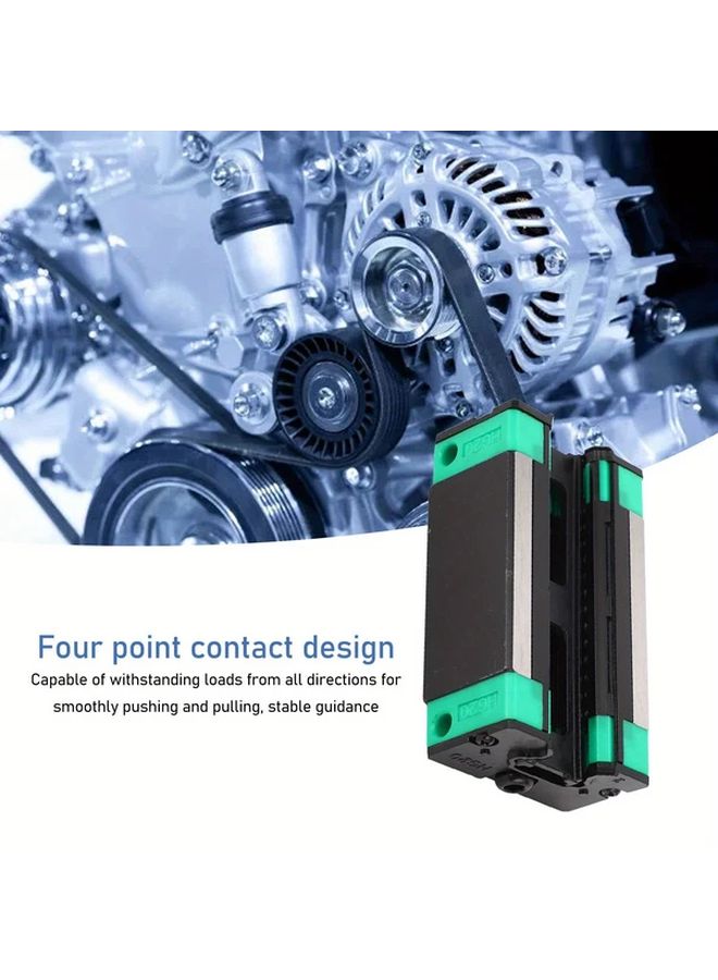 HGH20CA Linear Slide Rail Guide With Square Block Bearing For CNC Router Lathe Mill - Image 3