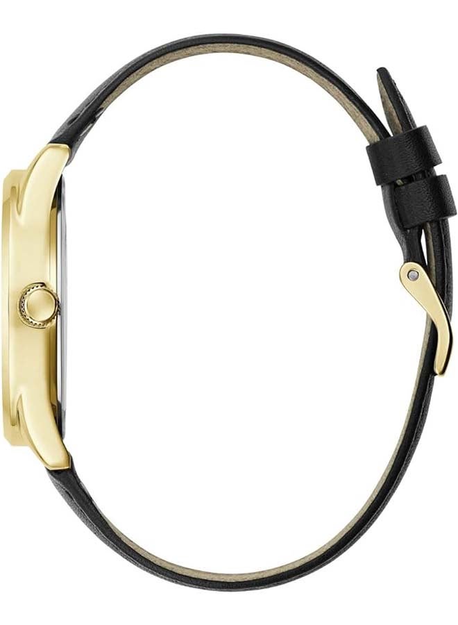 GUESS Women's Analog Round Shape Leather Wrist Watch - 36 Mm - Image 2