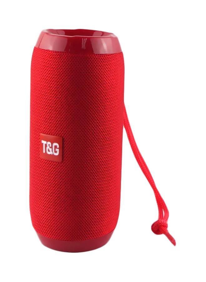 NIBEMINENT Portable Wireless Bluetooth Speaker Red - Image 1