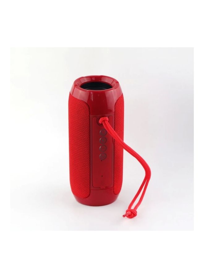 NIBEMINENT Portable Wireless Bluetooth Speaker Red - Image 2
