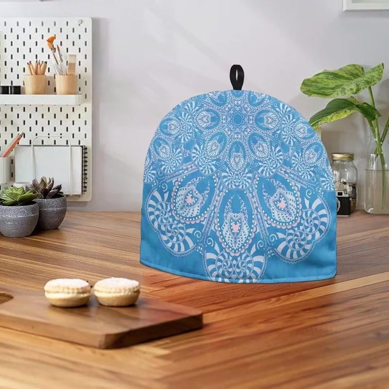 Tea Pot Cozy for Teapots Insulated Tea Pot Tea Kettle Quilt Dust Proof Teapot Cover for Home Kitchen Tea Party Decorative Accessories Decor Handmade Tea Cozy Easy to Clean - Image 4