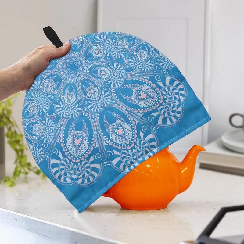 Tea Pot Cozy for Teapots Insulated Tea Pot Tea Kettle Quilt Dust Proof Teapot Cover for Home Kitchen Tea Party Decorative Accessories Decor Handmade Tea Cozy Easy to Clean - Image 3