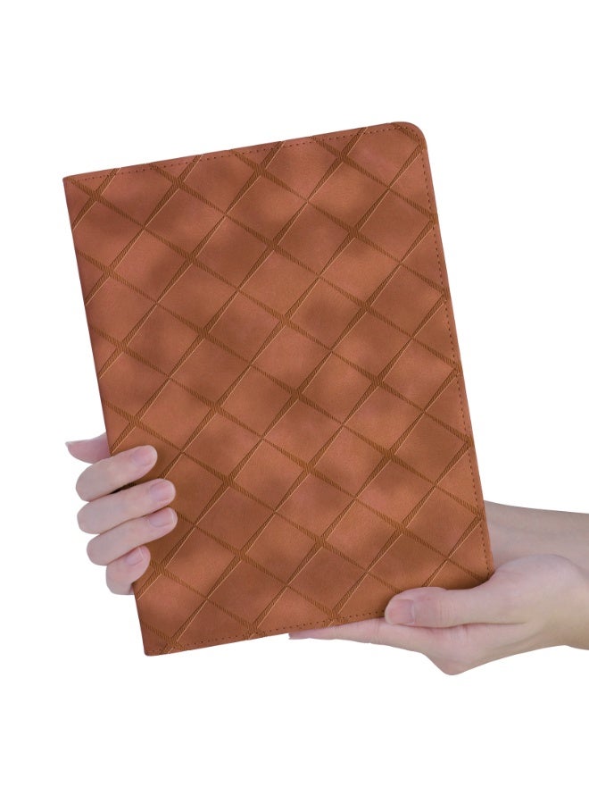 Suitable for 2024 new HONOR Pad X8A protective case, brown leather with pen slot and card slot - Image 4