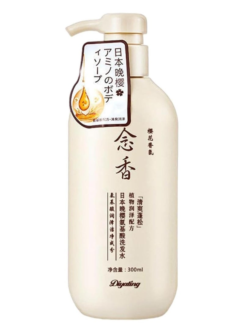 دايتينج شامبو الساكورا الياباني (الأصلي) لنمو الشعر ومنع تساقط الشعر وإزالة قشرة الرأس 300مل - Image 1