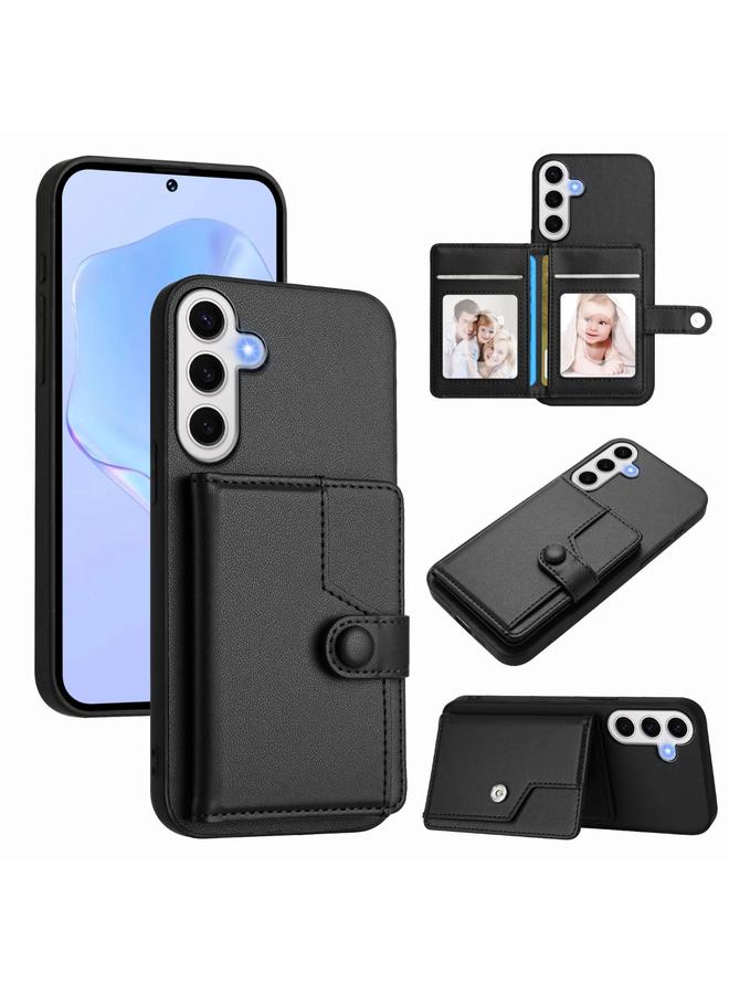 S-TOP Case For Samsung Galaxy S24 FE 5G Button Card Bag RFID Anti-theft Phone Case - Image 1