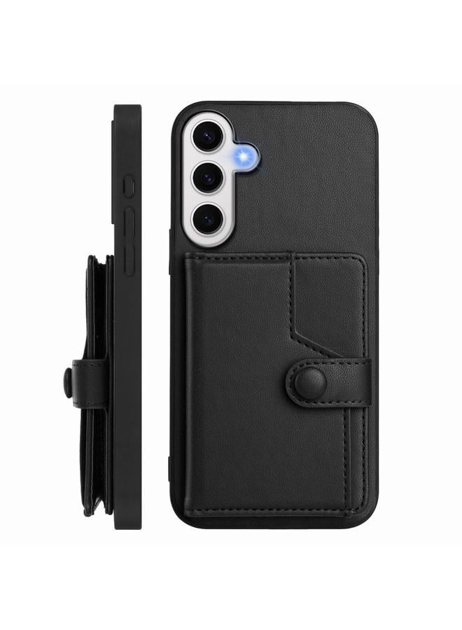 S-TOP Case For Samsung Galaxy S24 FE 5G Button Card Bag RFID Anti-theft Phone Case - Image 2