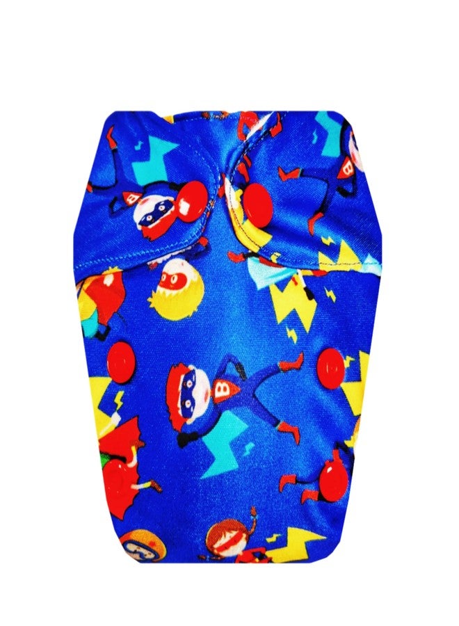 Dumbledo Premium Newborn Cloth Diaper with Integrated Soaker (Pack of 5) | Soft & Gentle | 6-Layer Absorbent Pad | Adjustable Snaps | Ideal for Toddlers | 0 - 4 Months | Unisex Baby - Image 3