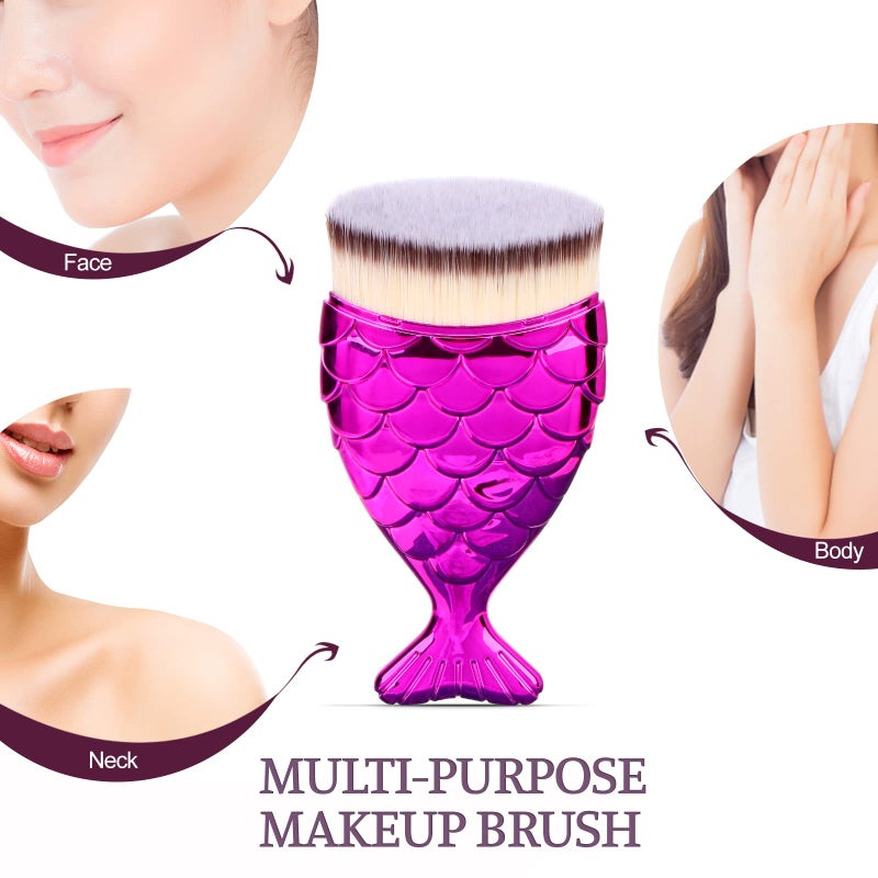 UNIMEIX Sunscreen Brush for Face Kabuki Brush Sunscreen Applicator for Kids Foundation Makeup Brushes for Liquid Foundation Powder Cream Contour Buffing Stippling Blending - Image 2