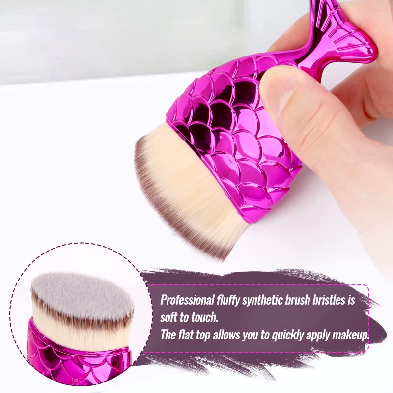 UNIMEIX Sunscreen Brush for Face Kabuki Brush Sunscreen Applicator for Kids Foundation Makeup Brushes for Liquid Foundation Powder Cream Contour Buffing Stippling Blending - Image 3