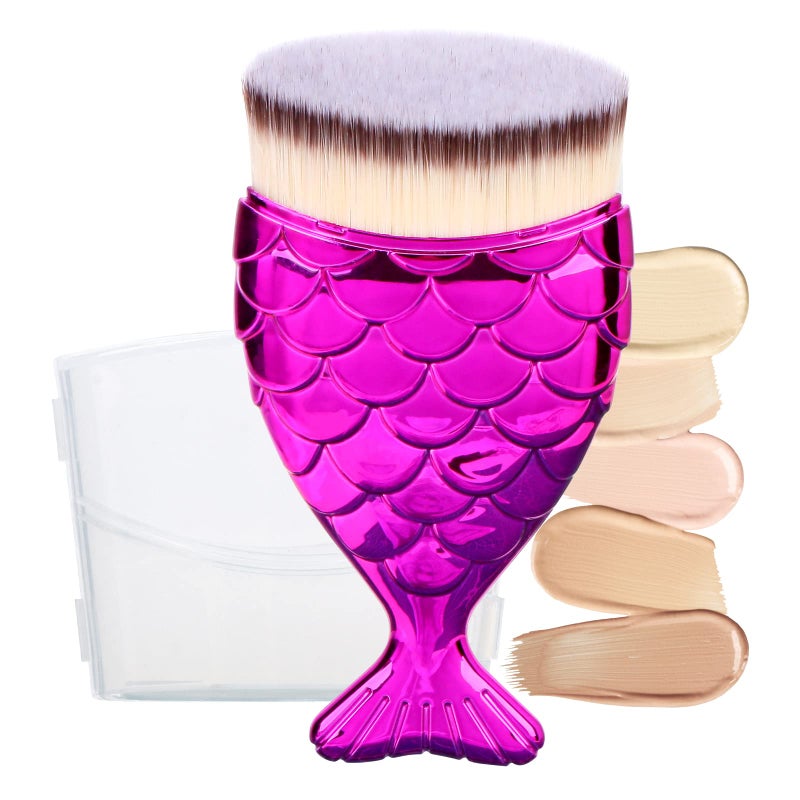 UNIMEIX Sunscreen Brush for Face Kabuki Brush Sunscreen Applicator for Kids Foundation Makeup Brushes for Liquid Foundation Powder Cream Contour Buffing Stippling Blending - Image 1
