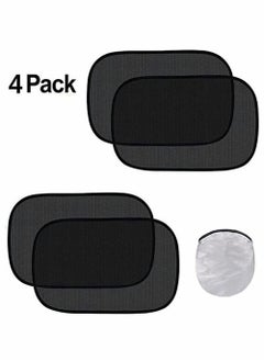 Car Window Sunshade Cling Set, UV Protection and Glare Reduction, 4 Pieces for Ultimate Comfort