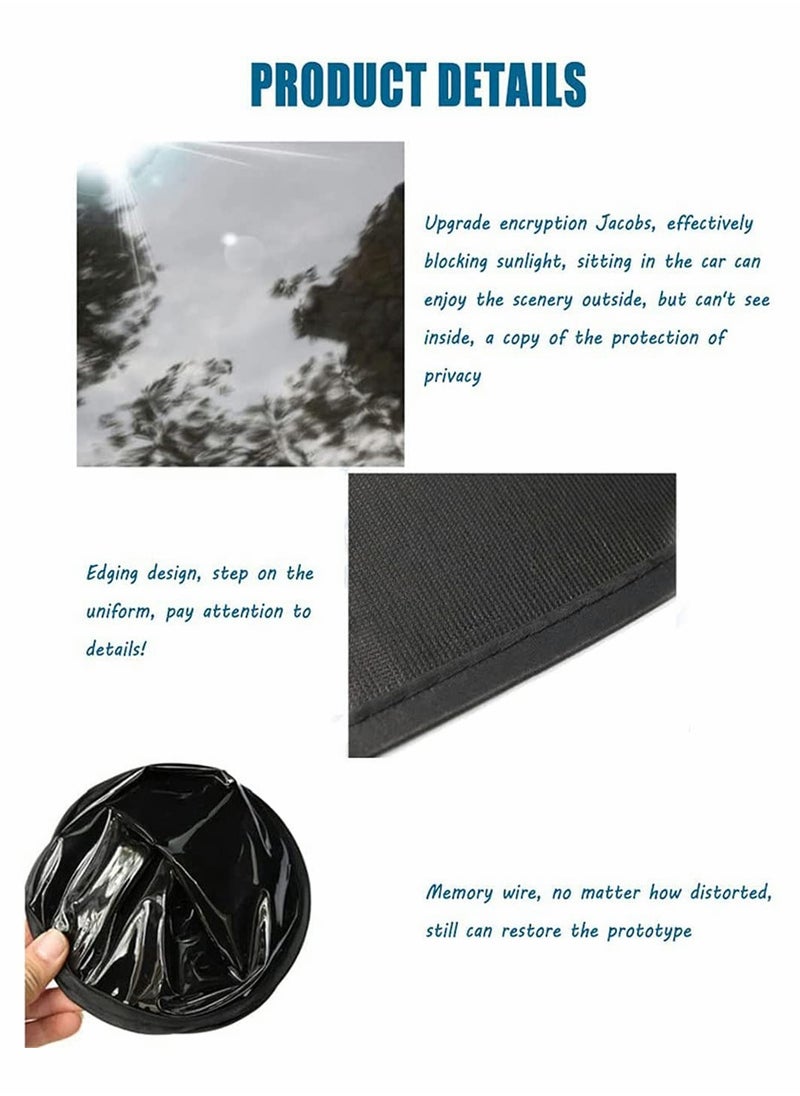 Generic - Car Window Sunshade Cling Set, UV Protection and Glare Reduction, 4 Pieces for Ultimate Comfort - Image 1