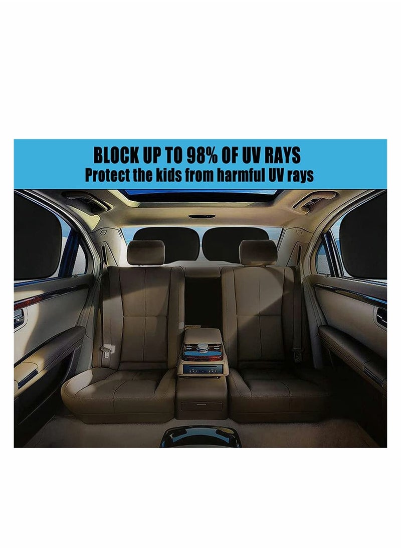 Generic - Car Window Sunshade Cling Set, UV Protection and Glare Reduction, 4 Pieces for Ultimate Comfort - Image 1