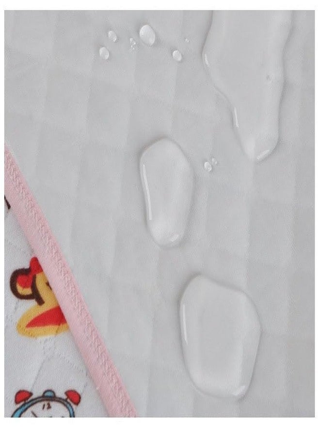 MOPPETS Soft Cotton Baby Waterproof & Breathable Nappy/Diaper Changing Mat - Washable and Reusable- Waterproof & Breathable (12*18 Inch, Pack of 3) - Image 4