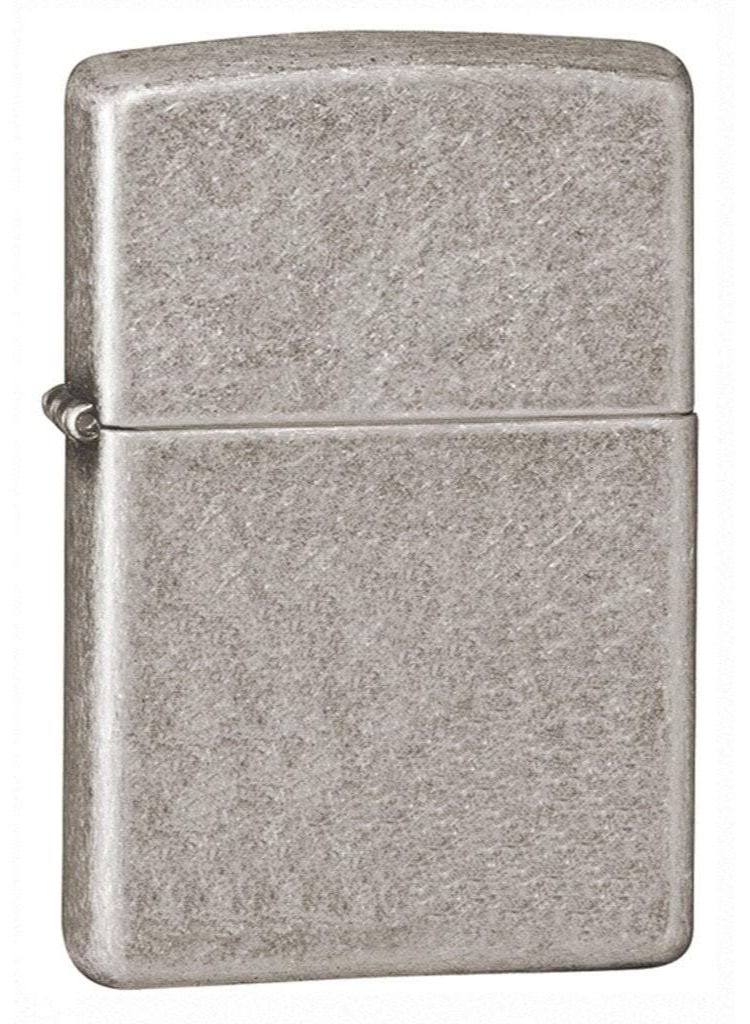 Zippo ولاعة زيبو 28973 آرمور ذات اللون الفضي العتيق مقاومة للرياح - Image 1