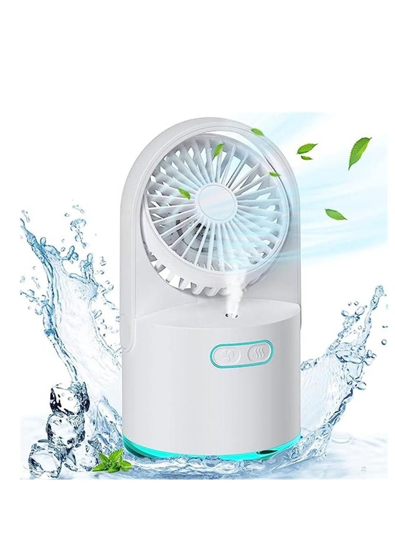 Rechargeable desktop spray fan with 300ml water tank - Image 1