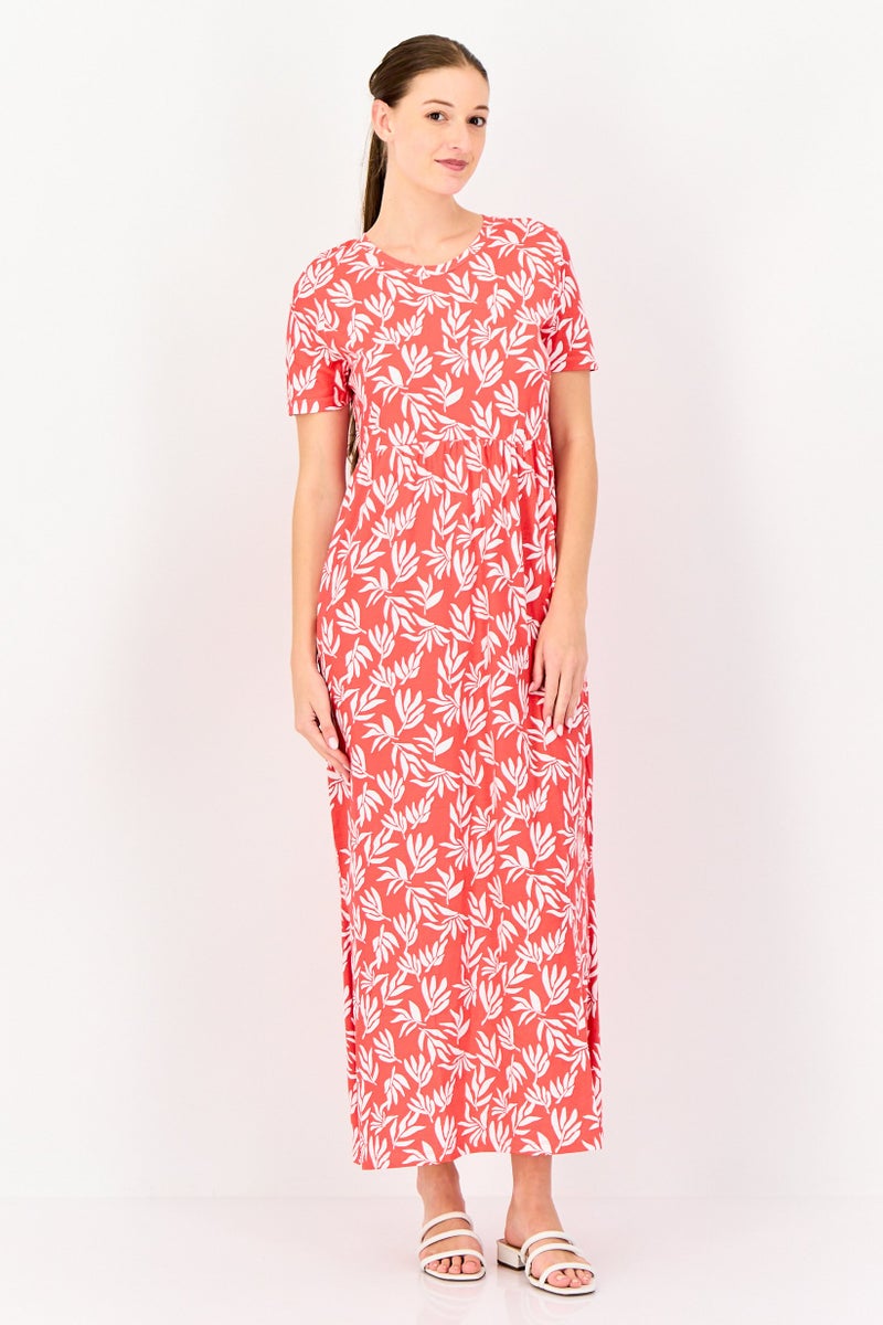 Threadbare فستان ماكسي مزخرف بالورود للنساء، متعدد الألوان - Image 1