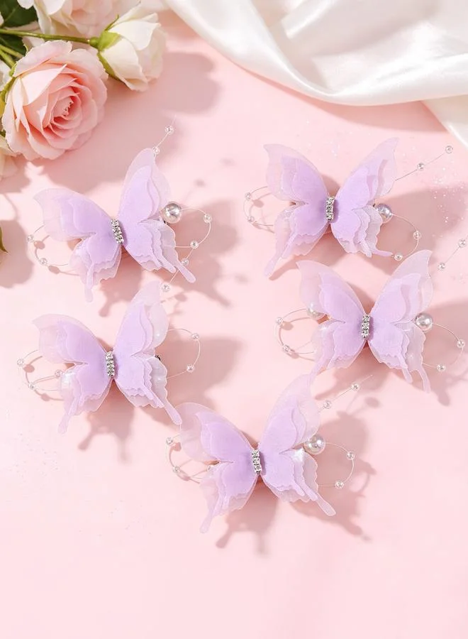 تايك تو Set of 5 - Butterfly Hair Clips