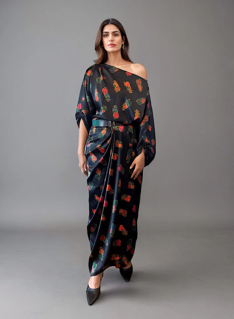 ECSTACY Pleated Dress