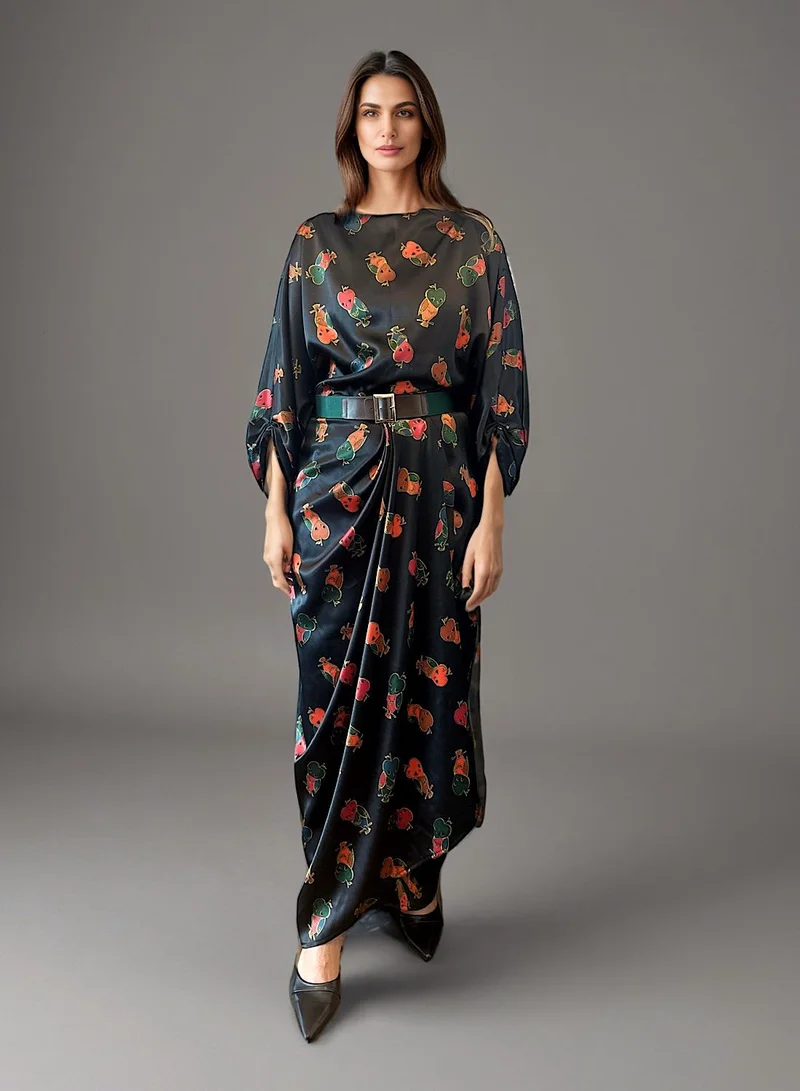 ECSTACY Pleated Dress