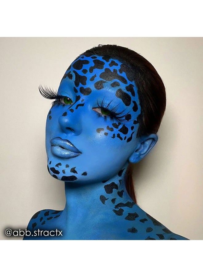 mehron Makeup Paradise Makeup AQ Refill Size | Stage & Screen Performance, Face & Body Painting, Beauty, Cosplay, and Halloween | Water Activated Face Paint, Body Paint .25 oz (7 ml) (LAGOON BLUE) - Image 3