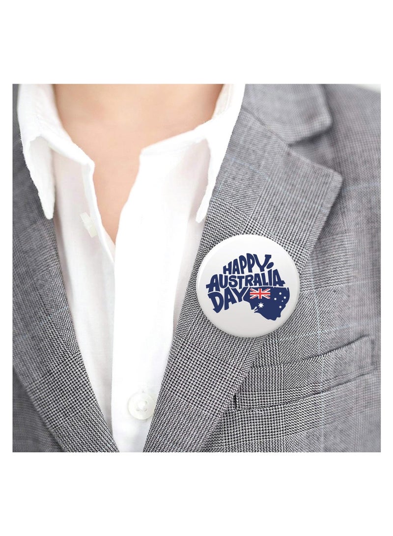PRINTSHOP4ME Australia Day Button Badge For Jackets-Bags And Backpacks-Australia Day Pin Badge-Perfect For Parties And Events-Celebrate The Australia Day  - Image 5