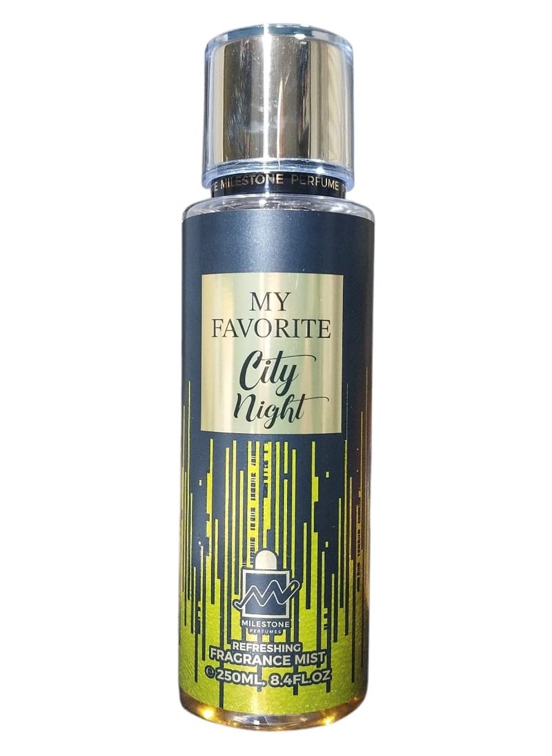 Milestone My Favorite City Night Body Mist For Women - 250 ML 