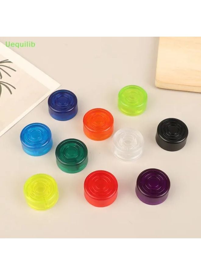 5pcs Red ABS Guitar Effects Pedal Stomp Knobs Footswitch Protector High Quality - Image 5