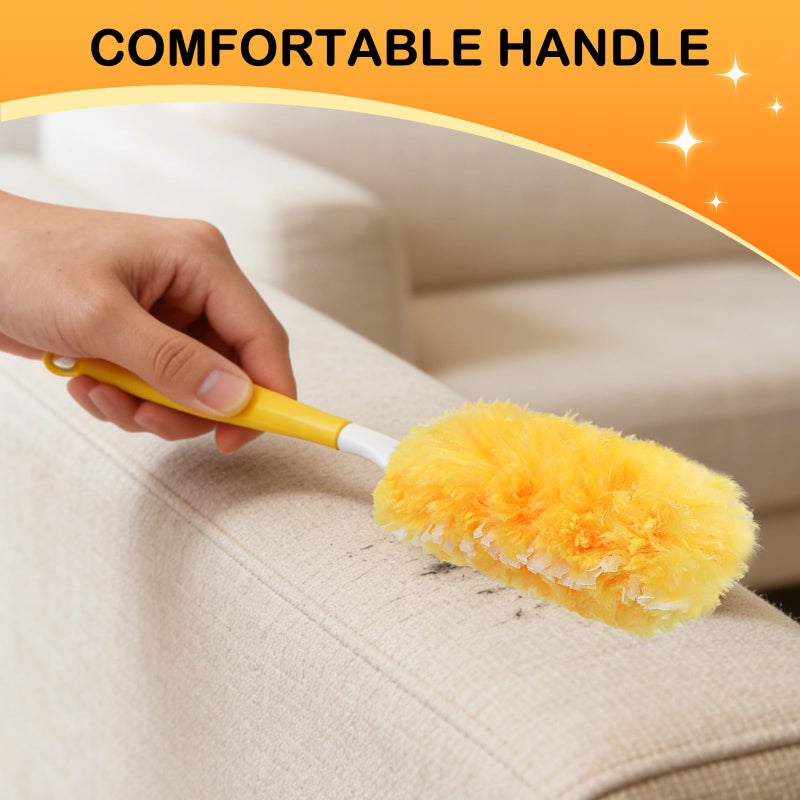 SetSail 30 Count Duster Refills Compatible with Swiffer Dusters for Cleaning with 1 Handle Disposable Duster Refill Multi Surface 360 Duster Cleaner Kit for Ceiling Fan, Blind, Furniture - Image 3