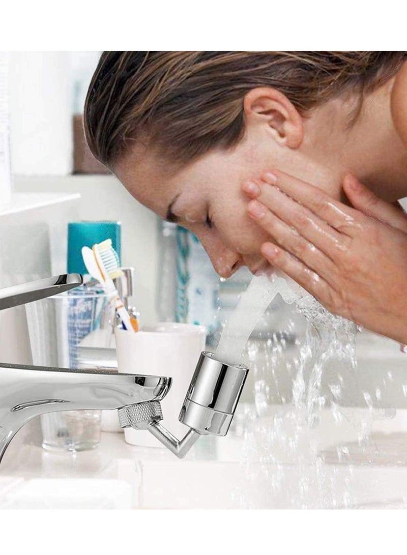 SOLARAE Kitchen Tap Head, Faucet Water Filters Nozzle 720° Rotatable Universal Splash Anti-Splash, Oxygen-Enriched Foam, Four-Layer Mesh, Leak-Proof with Double O-Ring - Image 2