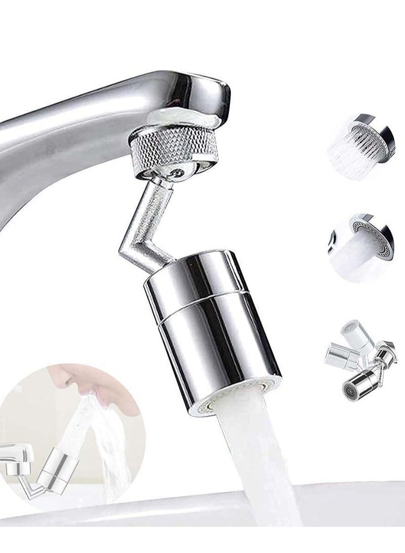 SOLARAE Kitchen Tap Head, Faucet Water Filters Nozzle 720° Rotatable Universal Splash Anti-Splash, Oxygen-Enriched Foam, Four-Layer Mesh, Leak-Proof with Double O-Ring - Image 1