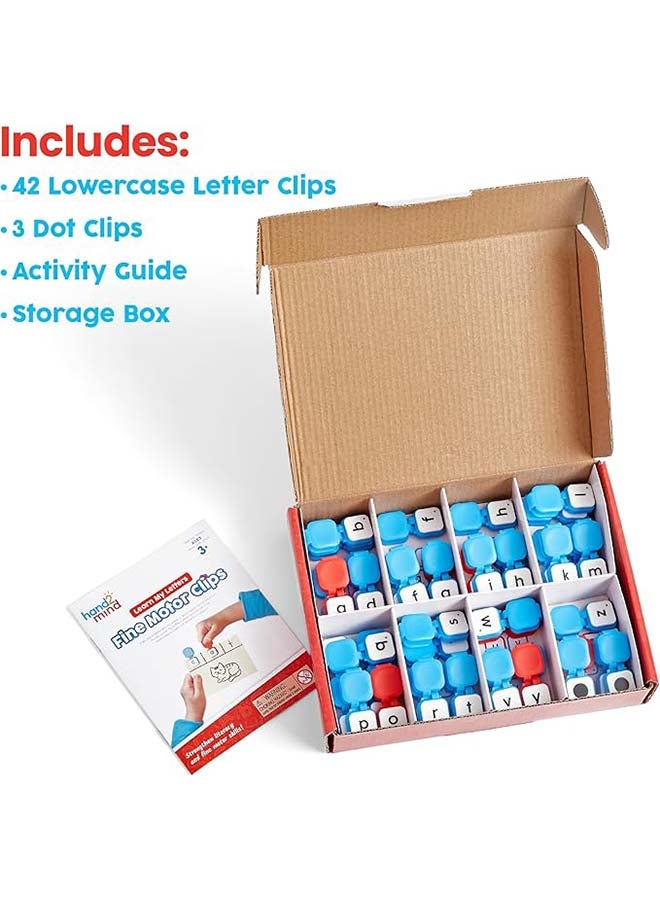 Learning Resources Learn My Letters Fine Motor Clips (26-Piece Set, Alphabet Squeeze, Ages 2+) - Image 2