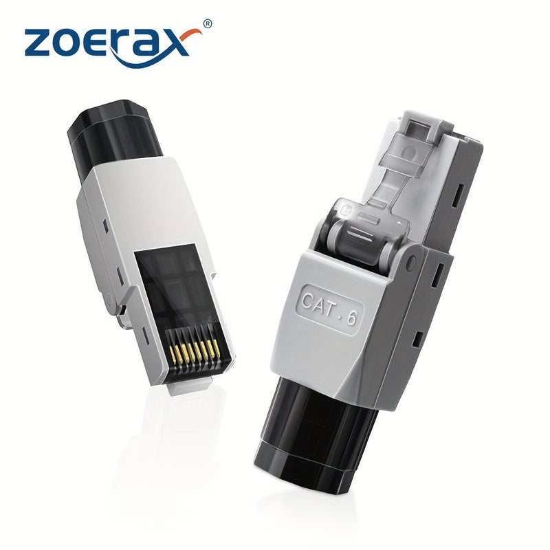 ZOERAX Tool-Free RJ45 UTP Connector Gray 1pc - Image 5