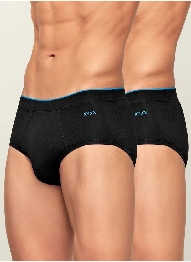 اكس واي اكس اكس Pack of 2 - Seam Detail Modal Briefs by Styli