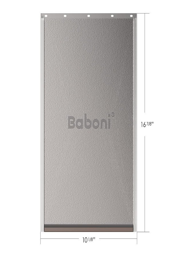 Baboni Replacement Flap for Dog and Cat Doors Including Screws, Large(10 1/8 in x 16 7/8 in) - Image 2